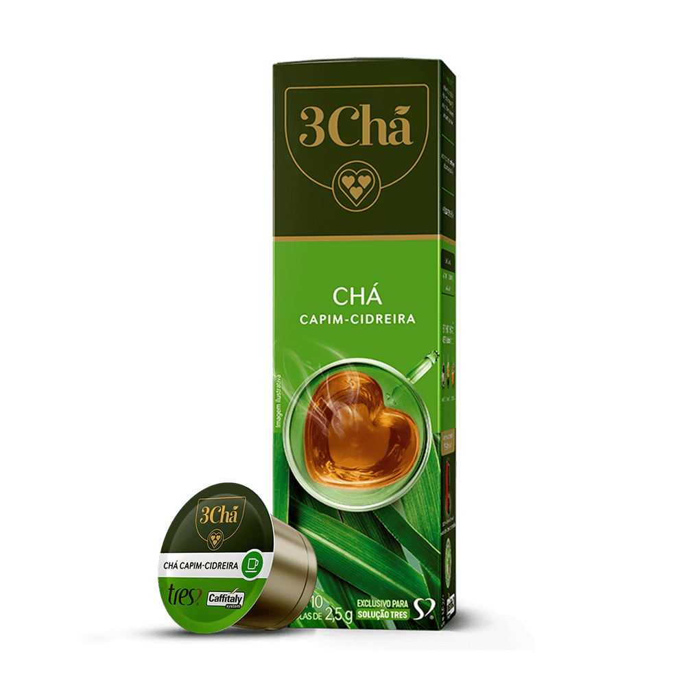 Cápsula de Chá Capim Cidreira TRES 3Chá - 1