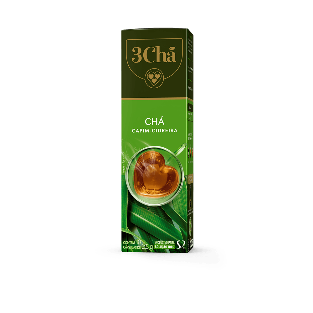 Cápsula de Chá Capim Cidreira TRES 3Chá - 6