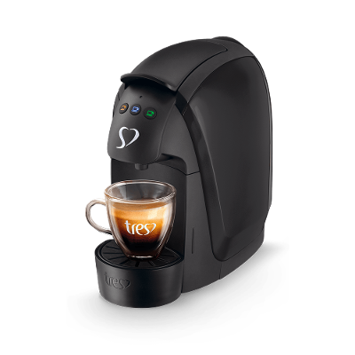 Cafeteira Espresso Luna Preta Automática - TRES 3 Corações