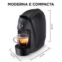 Cafeteira Espresso Luna Preta Automática - TRES 3 Corações - 3