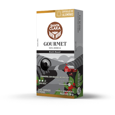 Cápsula de Café Compatíveis Nespresso® Dark Roast Santa Clara