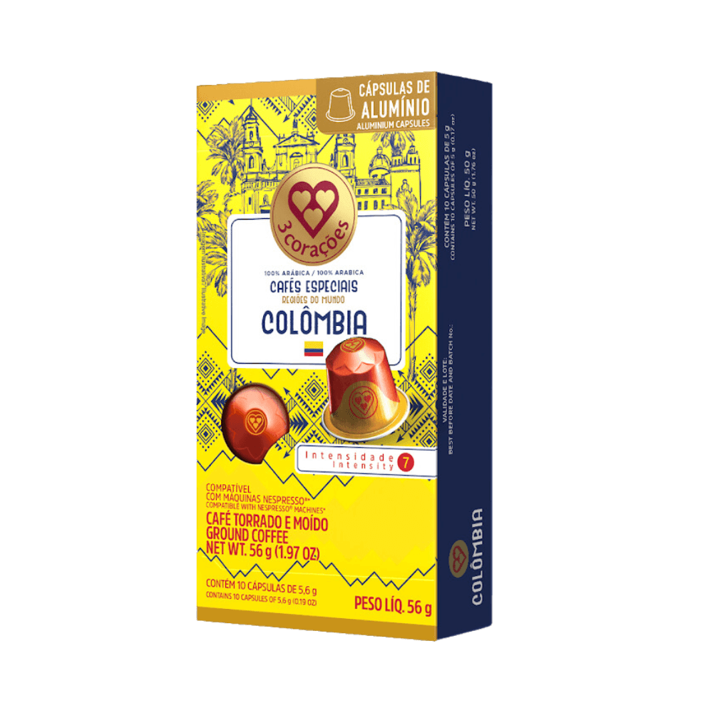 Cápsula de Café Compatíveis Nespresso® Regiões do Mundo Colômbia 3 Corações - 2
