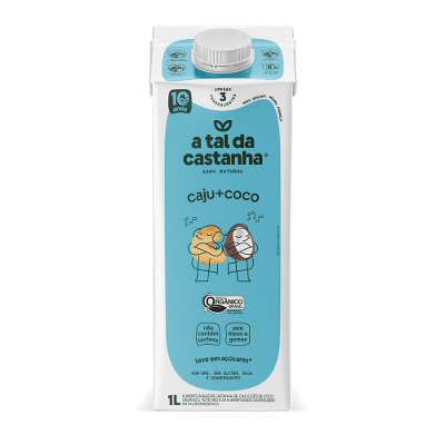 Castanha de Caju + Coco Orgânico 1L - A Tal da Castanha