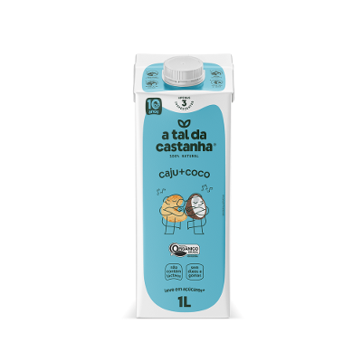 Castanha de Caju + Coco Orgânico 1L - A Tal da Castanha