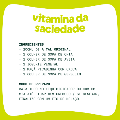 Original Orgânico 200 ML - A Tal da Castanha