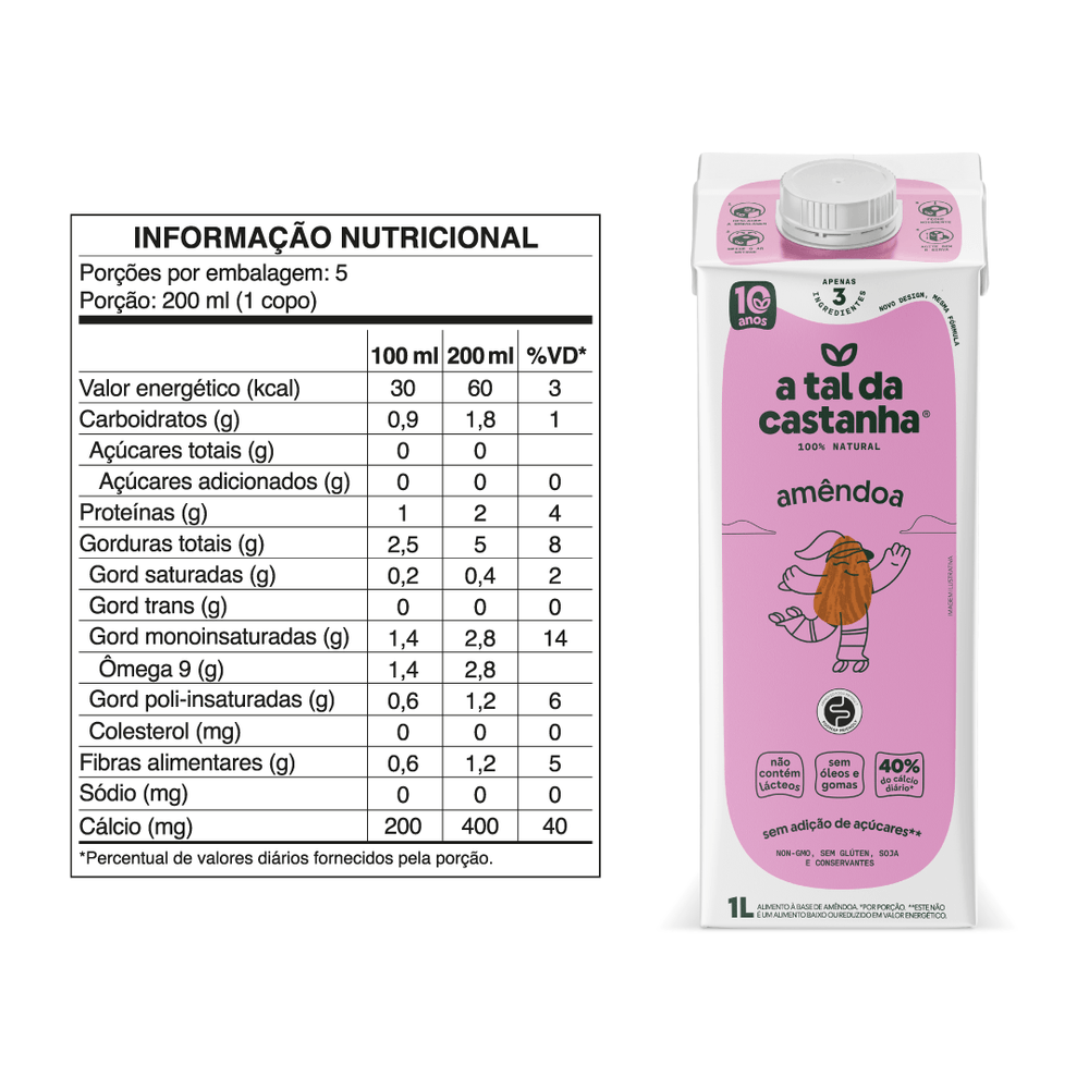 Amêndoas 1L - A Tal da Castanha - 3