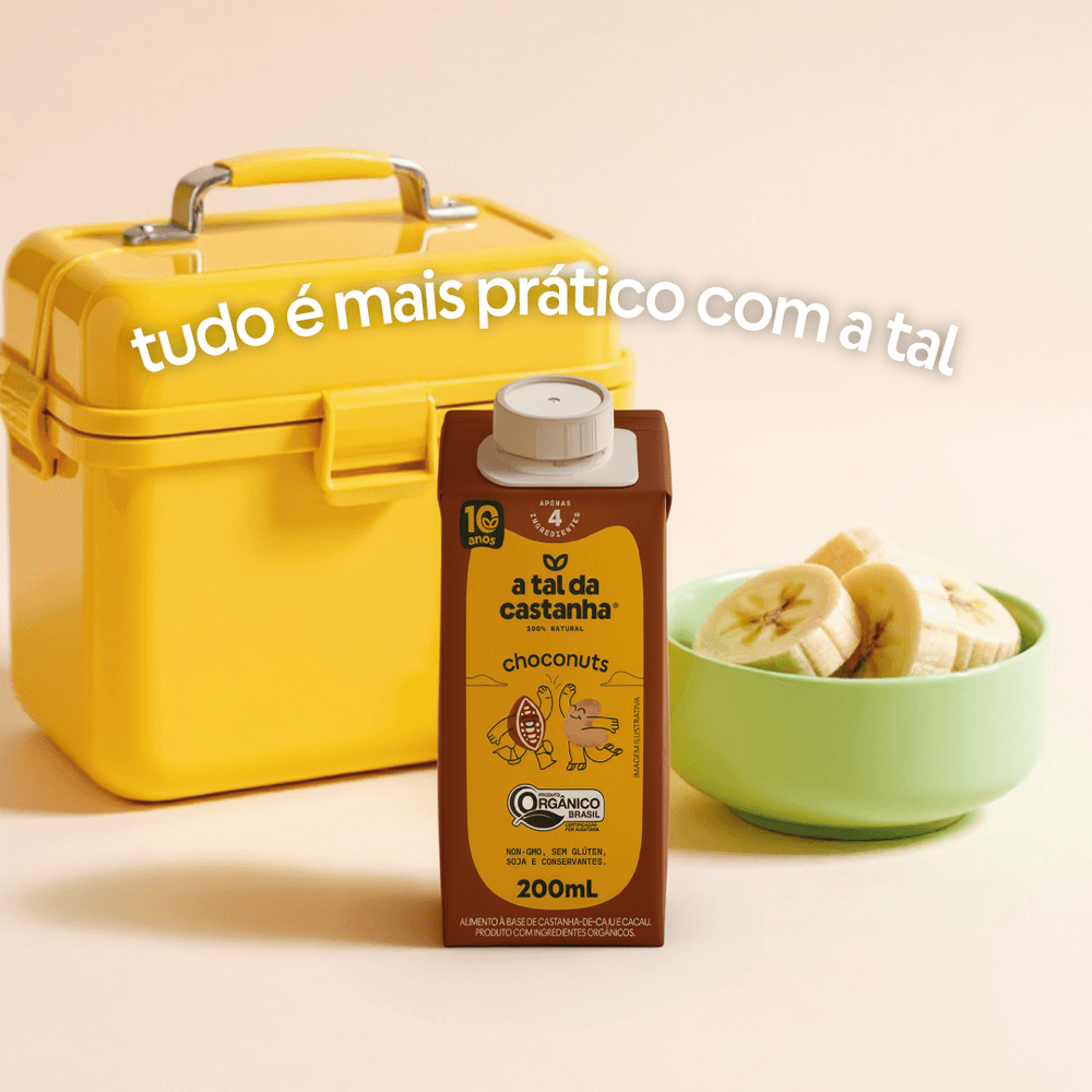 Achocolatado Choconuts Orgânico 200 ML - A Tal da Castanha - 5
