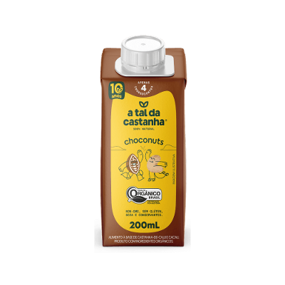 Achocolatado Choconuts Orgânico 200 ML - A Tal da Castanha