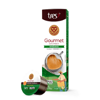 Cápsula de Café Espresso Gourmet Orgânico TRES 3 Corações - 1