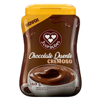 Chocolate Quente Cremoso 3 Corações Pote 360g - 1