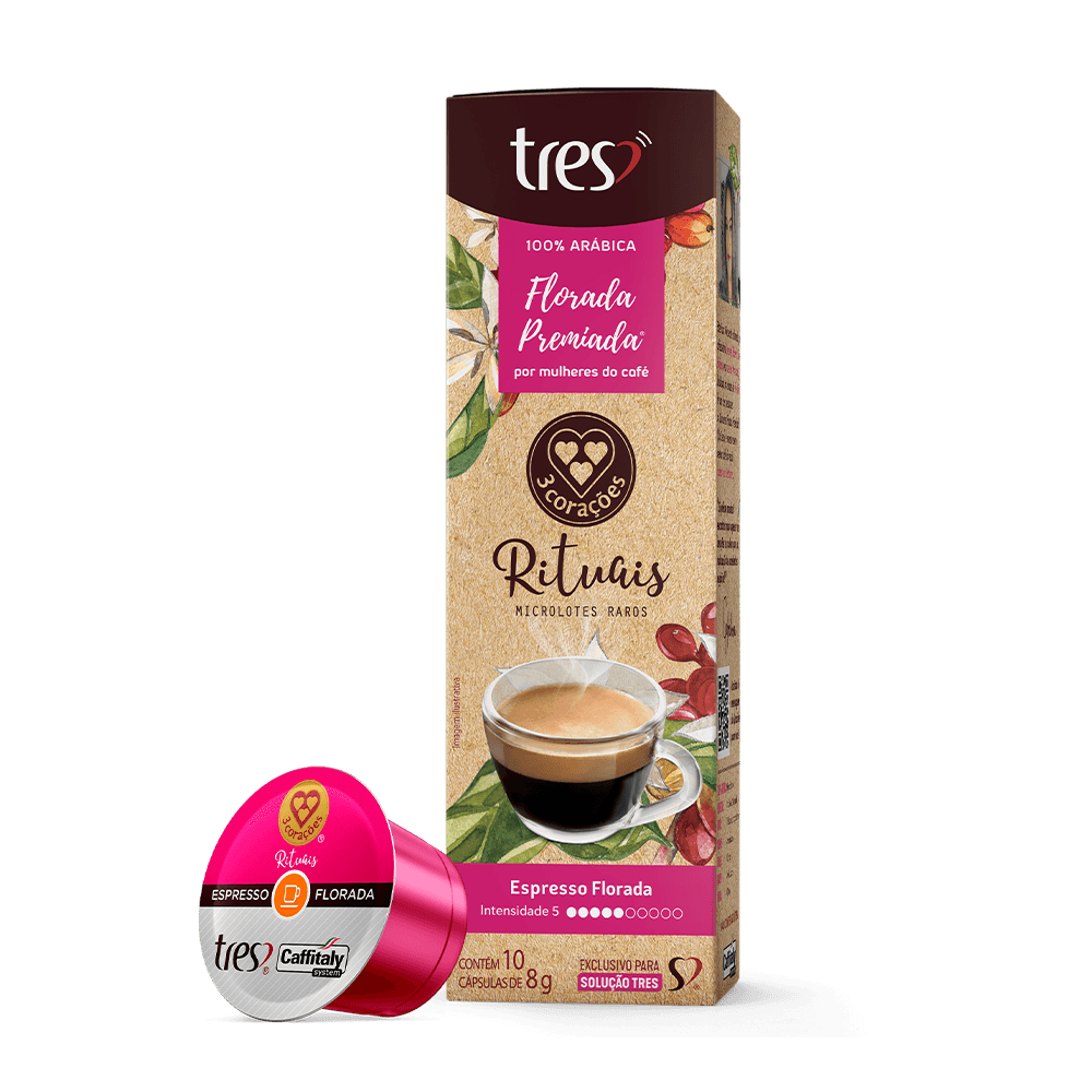 Cápsula de Café Espresso TRES Rituais Florada - 1