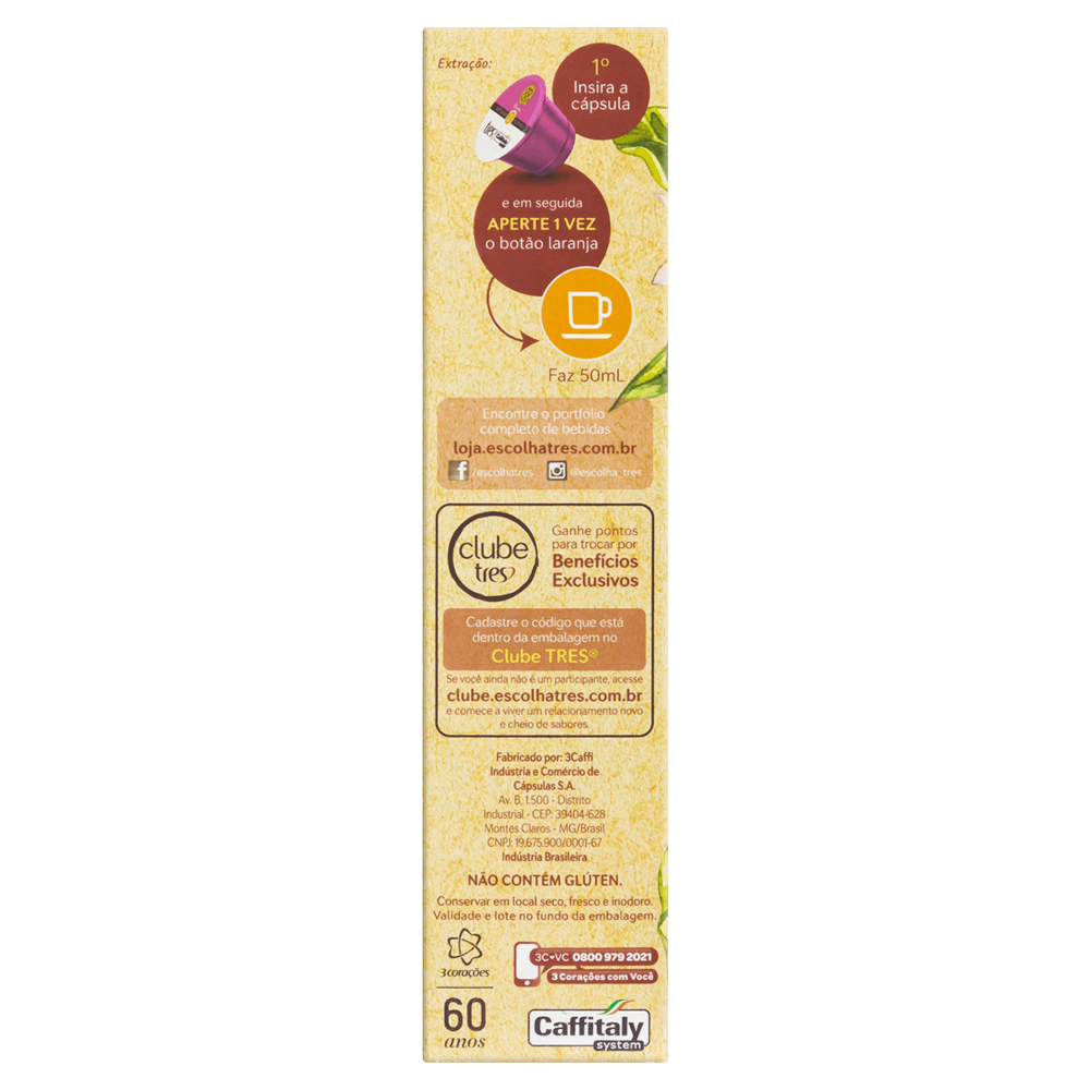 Cápsula de Café Espresso TRES Rituais Florada - 4