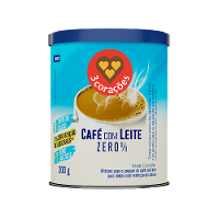 Café com Leite Zero% 3 Corações Lata 200g - 1