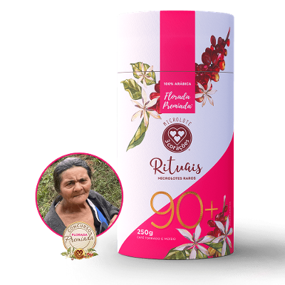 Café Torrado e Moído Florada 90+ Nair de Jesus Barroso dos Santos 3 Corações Lata 250g