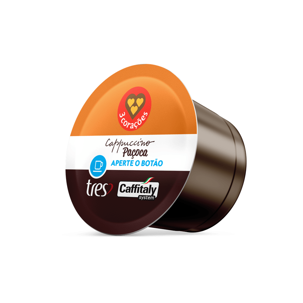 Cápsula de Cappuccino Paçoca TRES 3 Corações - 4
