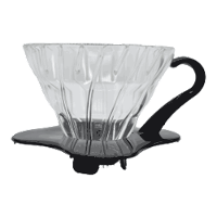 Suporte para Filtro de Café Hario V60-01 Vidro Preto - 2