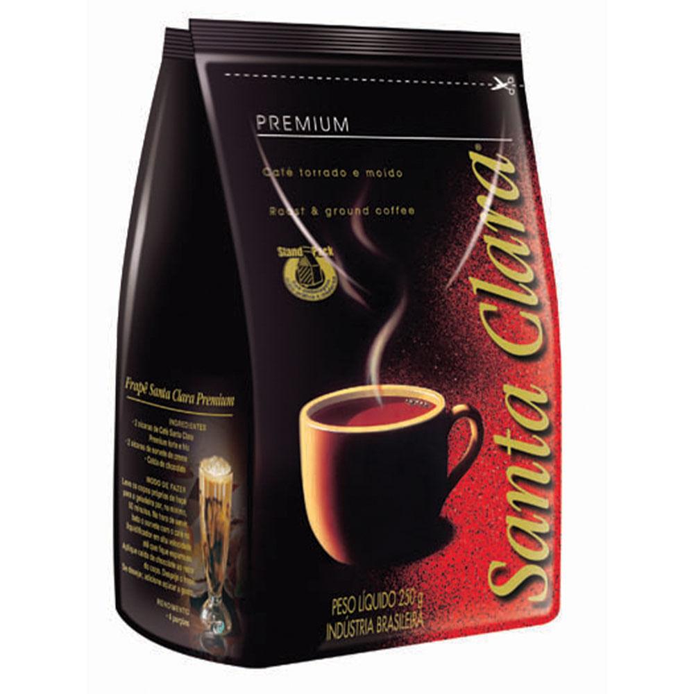 Café Torrado e Moído Santa Clara Premium Pacote 250g - 1