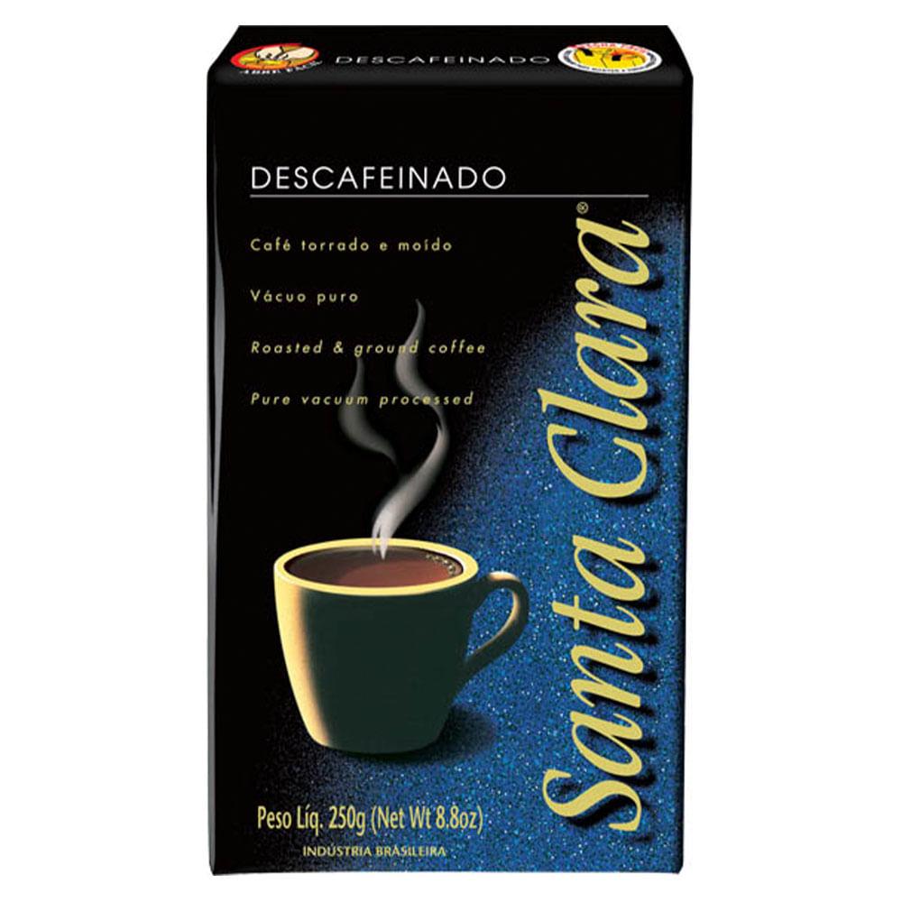 Café Torrado e Moído Santa Clara Descafeinado a Vácuo 250g - 1