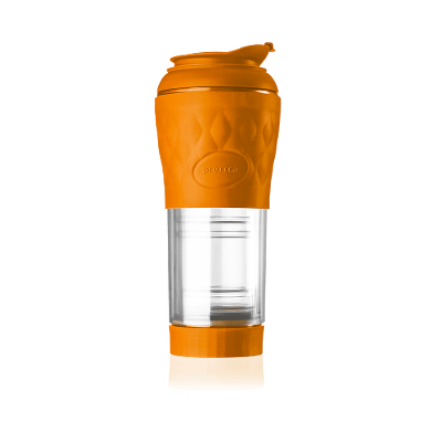 Cafeteira Portátil Laranja 350ml - Pressca