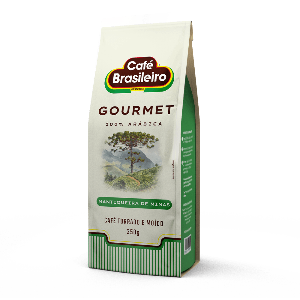 Café Torrado e Moído Mantiqueira de Minas Café Brasileiro Gourmet Pacote 250g - 2