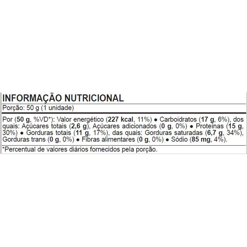 Barra de Proteína Cappuccino Cookies'n Cream 3 Corações – 15g de Proteína - 3