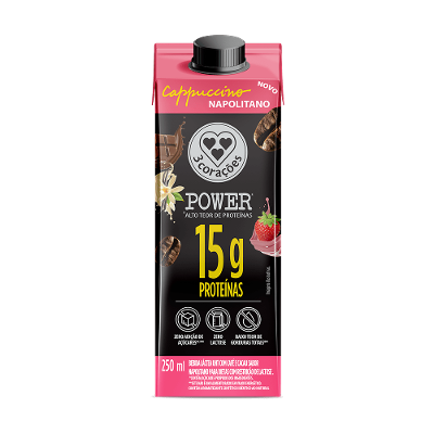 Cappuccino Pronto Napolitano Power 3 Corações 250ML