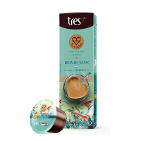 Cápsula de Café Espresso Regiões do Mundo Honduras TRES 3 Corações - 1