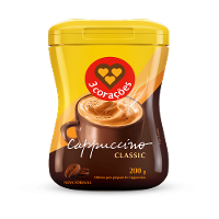 Cappuccino Classic 3 Corações Pote 200g - 1