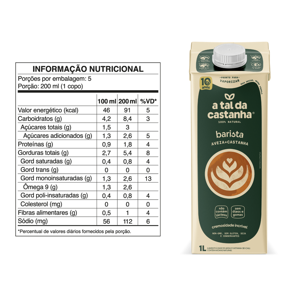 Barista 1L - A Tal da Castanha - 3