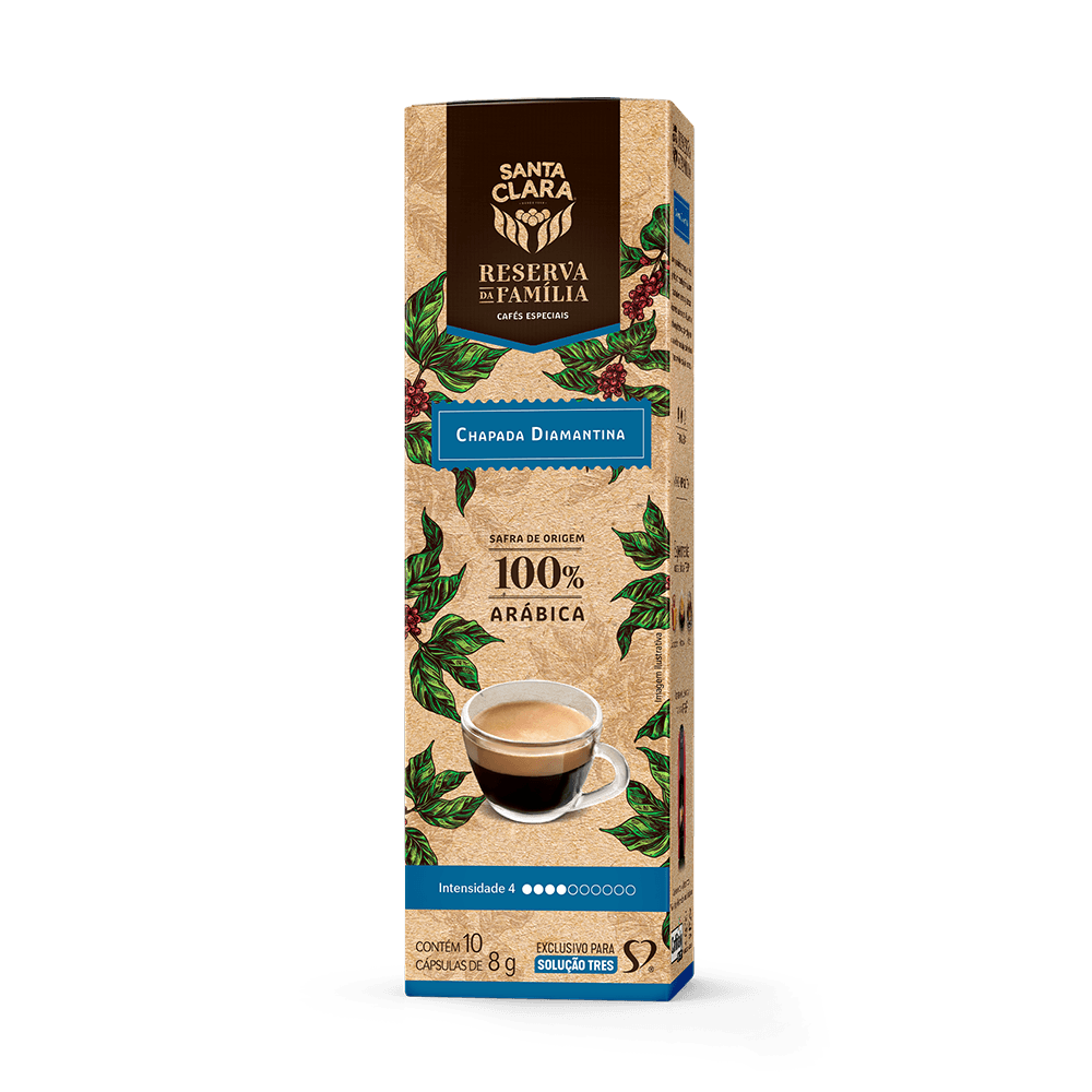 Cápsula de Café Espresso TRES Reserva da Família Chapada Diamantina Santa Clara - 2