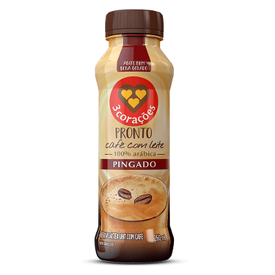 Bebida 3 Corações Pronto Pingado 260ML
