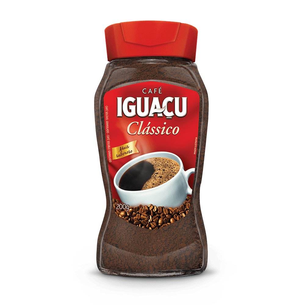 Café Solúvel Granulado Iguaçu Clássico  Vidro 200g - 1