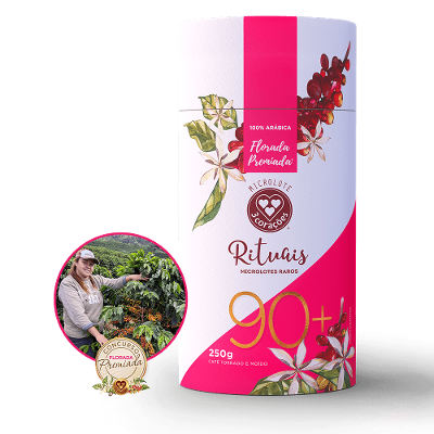 Café Torrado e Moído Florada 90+ Marilda Mafort 3 Corações Lata 250g