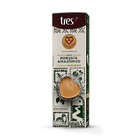 Cápsula de Café Espresso Robusta Amazônico TRES 3 Corações - 2