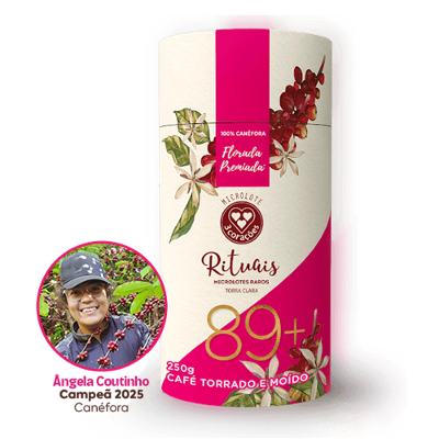 Café Torrado e Moído Florada 89+ Ângela Maria Coutinho Pessoa 3 Corações Lata 250g