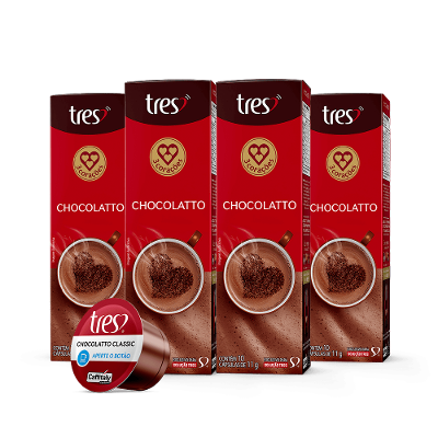 Kit Chocolatto Classic 40 Cápsulas TRES 3 Corações