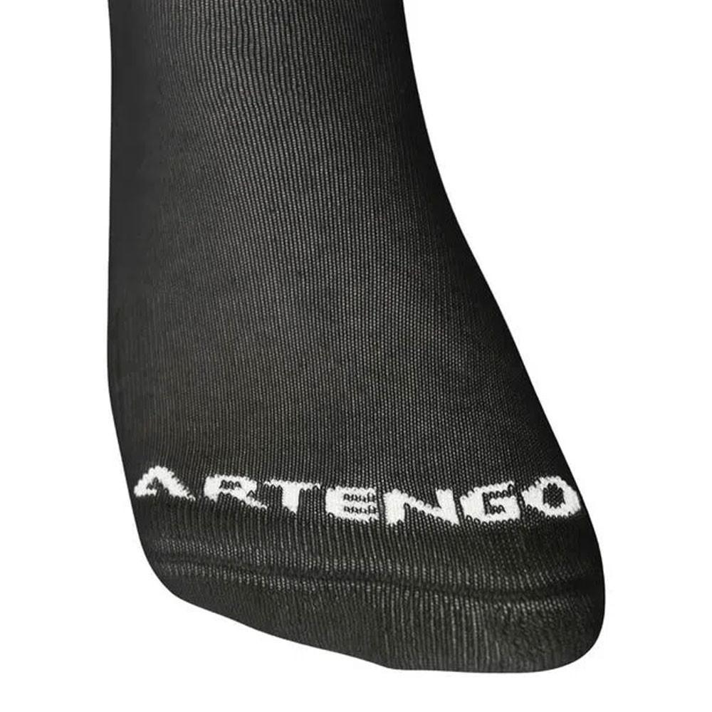 Meia Rs 100 Cano Baixo Preto Kit Com 3 Pares Artengo - 3