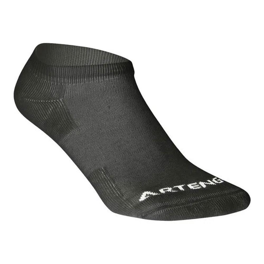 Meia Rs 100 Cano Baixo Preto Kit Com 3 Pares Artengo - 5