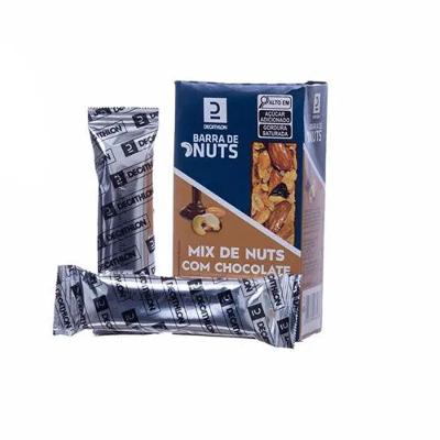 Barra de Cereal Decathlon Sabor Nuts Chocolate Pack 4 Unidades