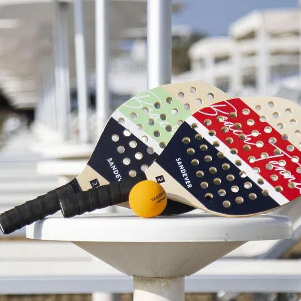 Conjunto de Raquetes de Frescobol Experience Verde Sandever - 3