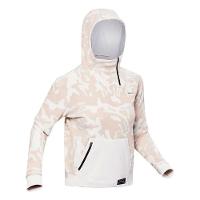 Fleece com Capuz Feminina de Caminhada na Montanha MH100 - 1