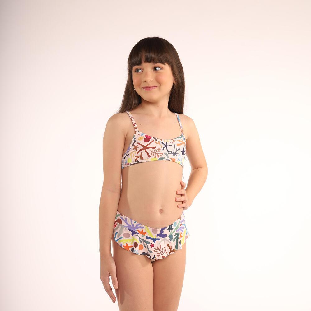 Biquini Calcinha Babado Infantil de Surf - 3