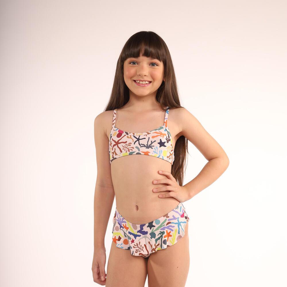 Biquini Calcinha Babado Infantil de Surf - 5