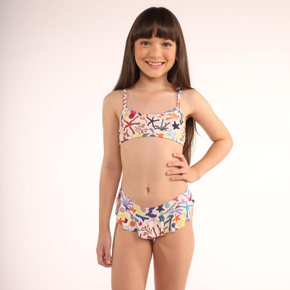 Biquini Calcinha Babado Infantil de Surf - 6