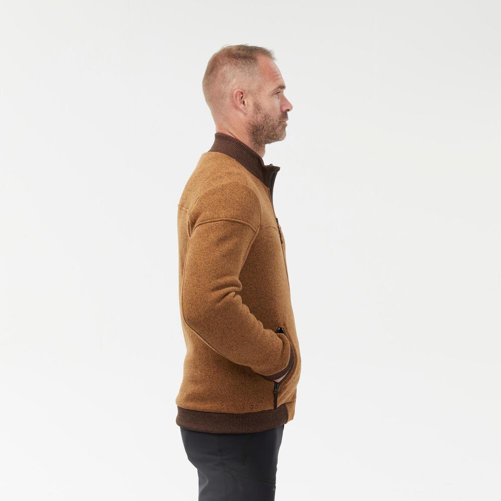 Casaco Polar Quente de Caminhada Homem SH100 - 4