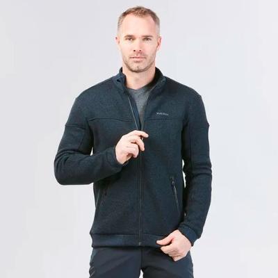 Casaco Polar Quente de Caminhada Homem SH100