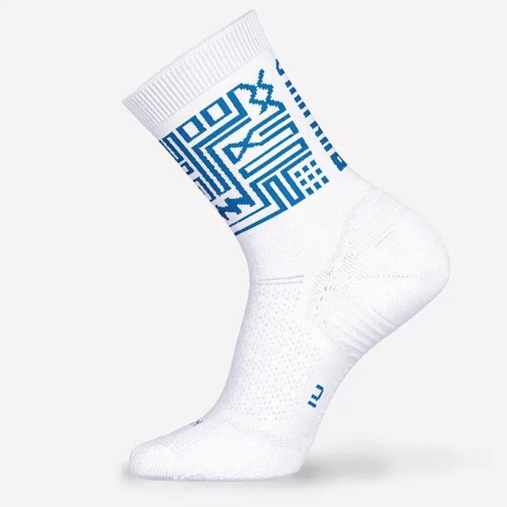 Meias Grossas de Corrida Cano Médio RUN500 (2 Pares) Kiprun Unissex - 4