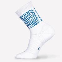 Meias Grossas de Corrida Cano Médio RUN500 (2 Pares) Kiprun Unissex