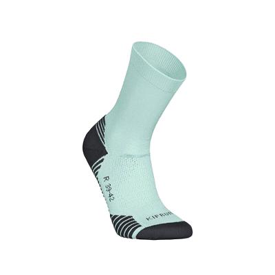 Meias Grossas de Corrida Cano Médio RUN500 (2 Pares) Kiprun Unissex