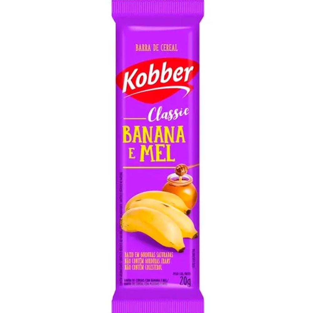 Barra de Cereais Banana e Mel Kobber - 1